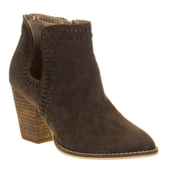 Corkys Shoes - Corkys Index Cut Bootie-Chocolate